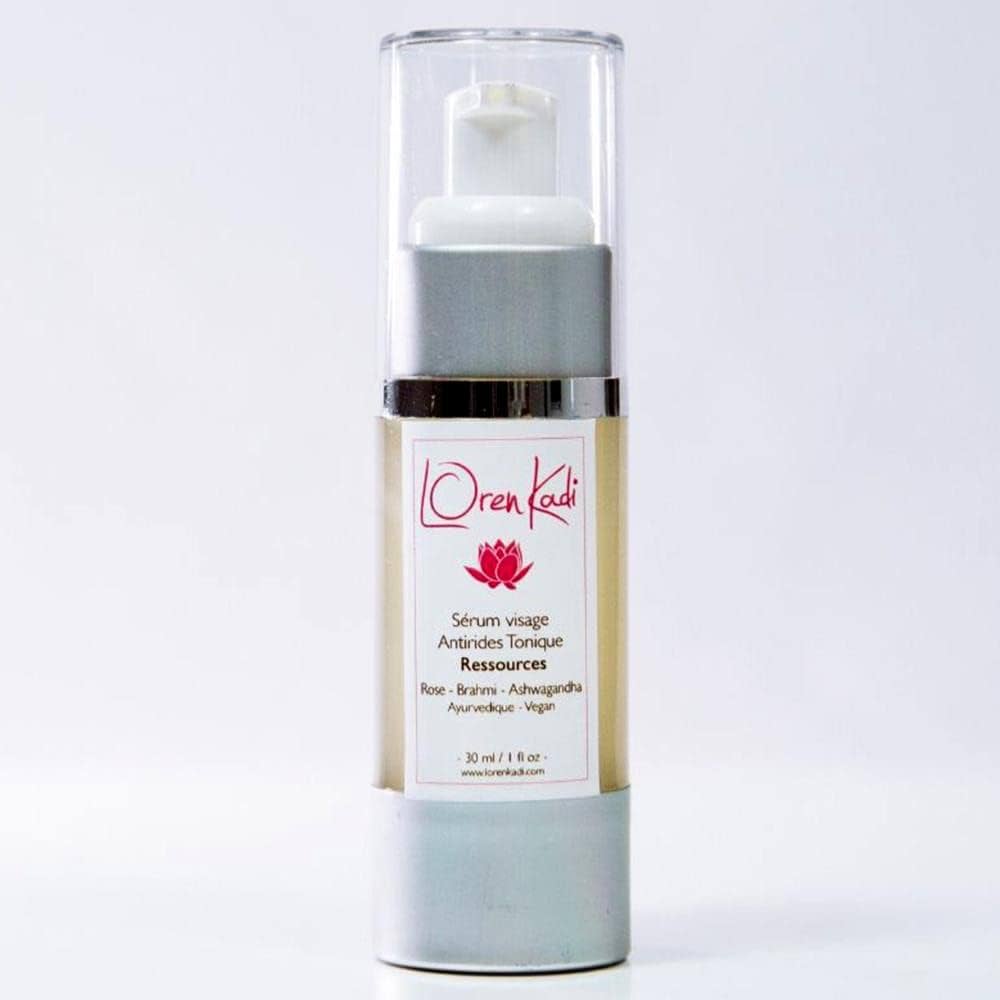 Sérum Visage - Antirides Tonique Ressources - Rose Brahmi Ashwagandha - Loren Kadi - 30ml