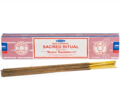 Encens Sacred Ritual - Satya Sai Baba - Bâtonnets 100% Naturels - 15g